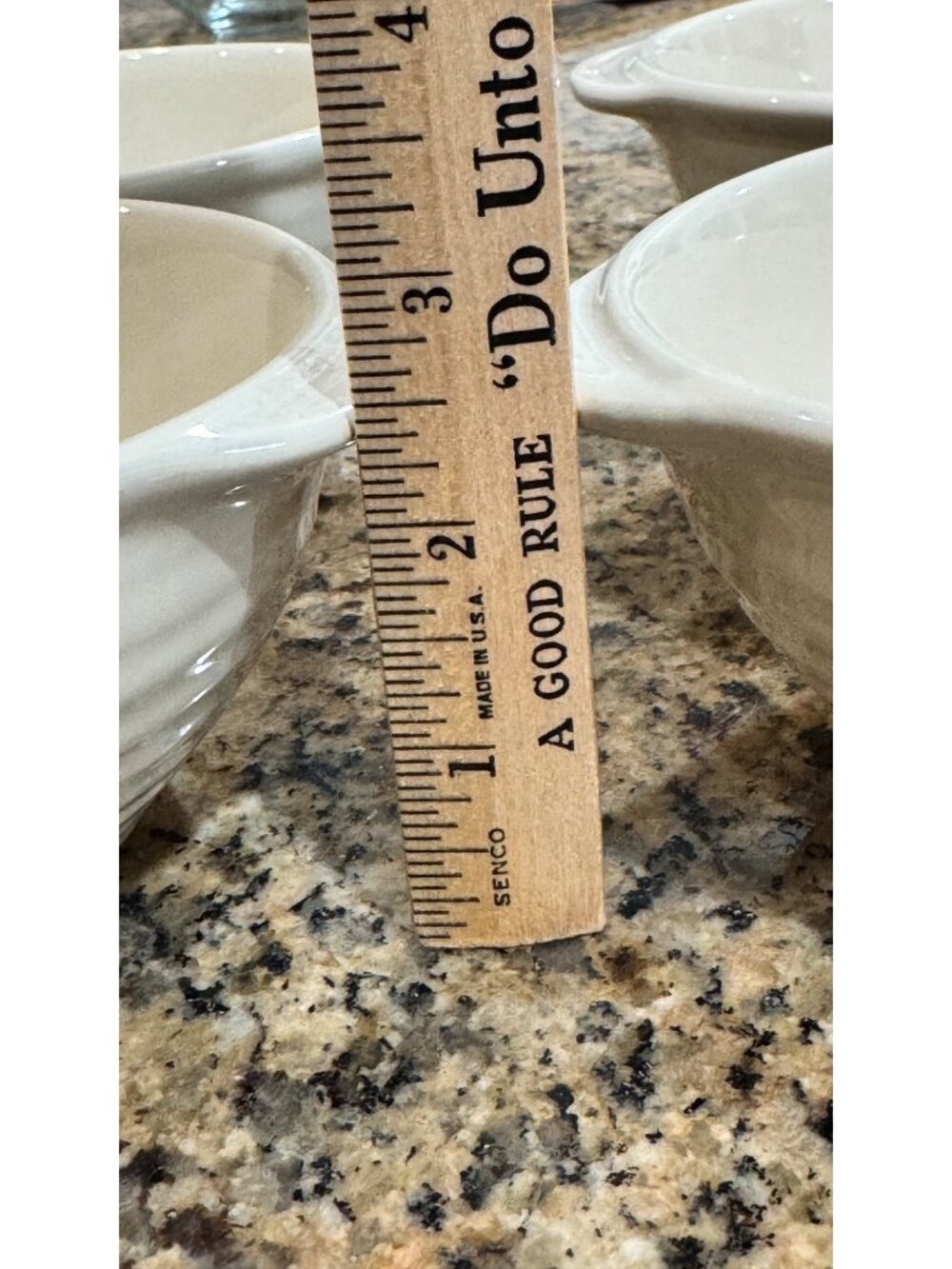 4 Emile Henry Modele Depose 21.60 Bowl Ribbed Lug Handled Soup Cereal Ice Cream - Picture 3 of 10